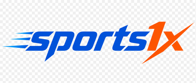 sports1x নীল সবুজ ব্র্যান্ড লোগো